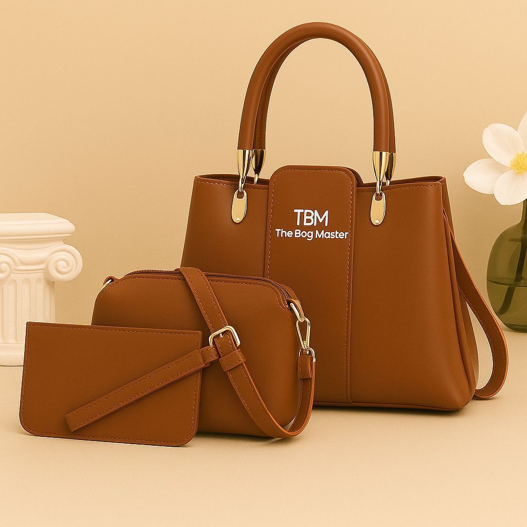 TBM The Bag Master 3-Piece Women's Handbag Set.