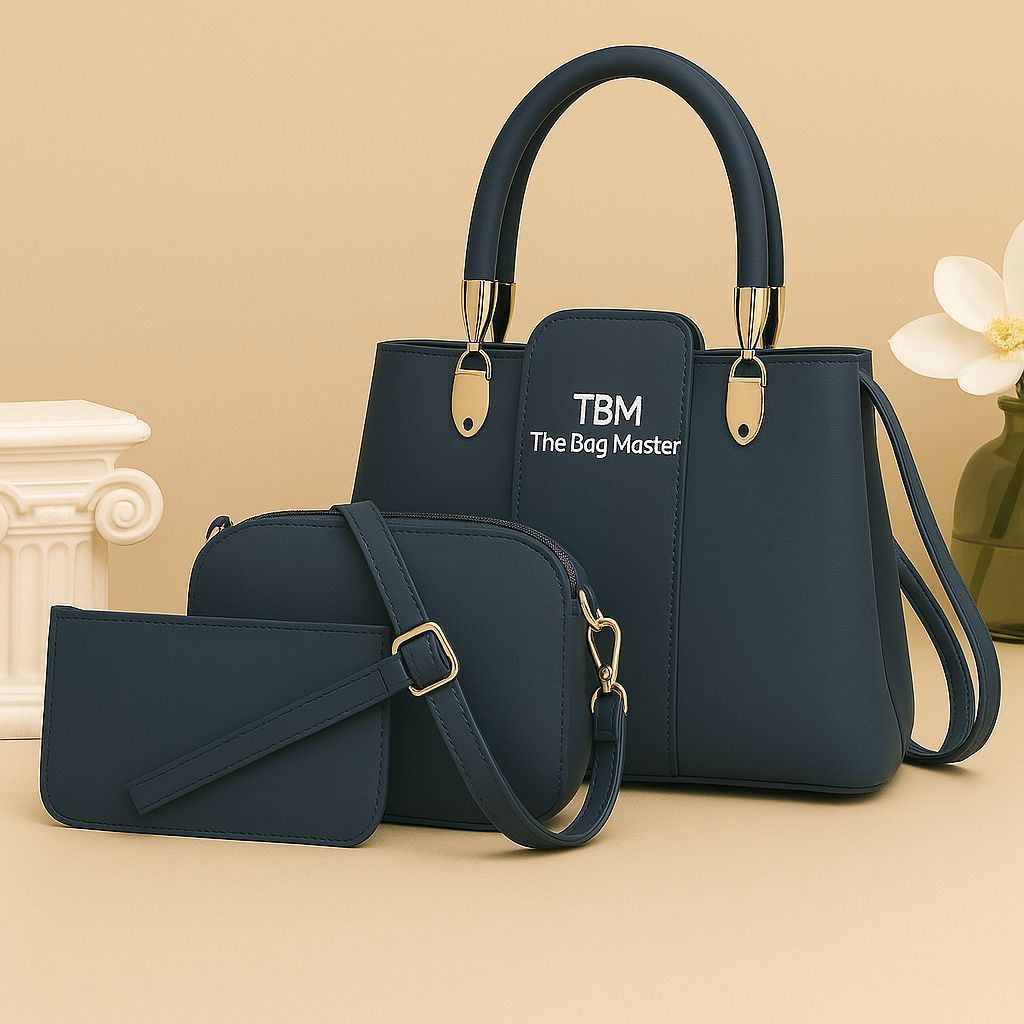 TBM The Bag Master 3-Piece Women's Handbag Set.
