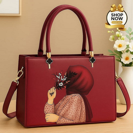 High Quality Shoulder Bag ๐ Hijabees High Quality Bag With Handle For Girls ๐