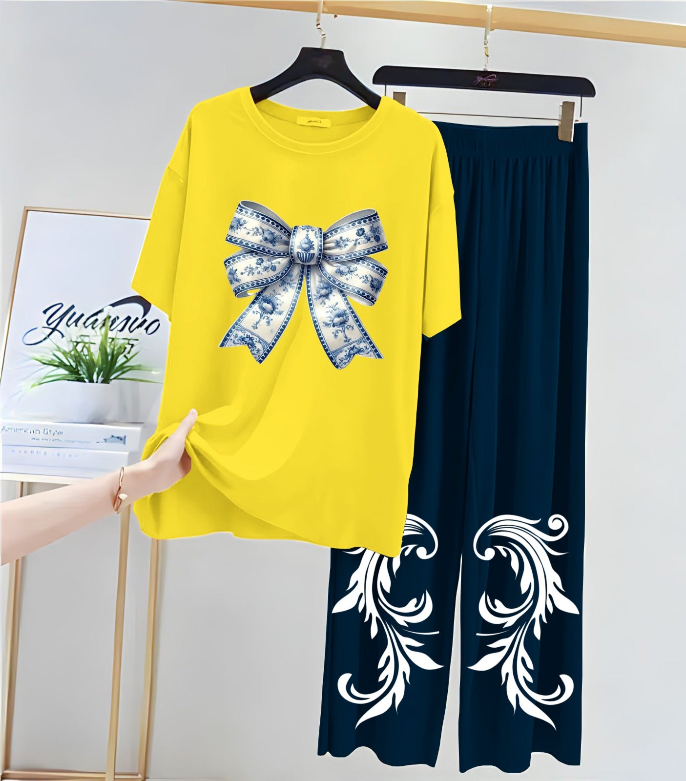 Printed Night Suits for Girls and Womens   New Cotton Jersey   New Night Suit With  Flapper For Women