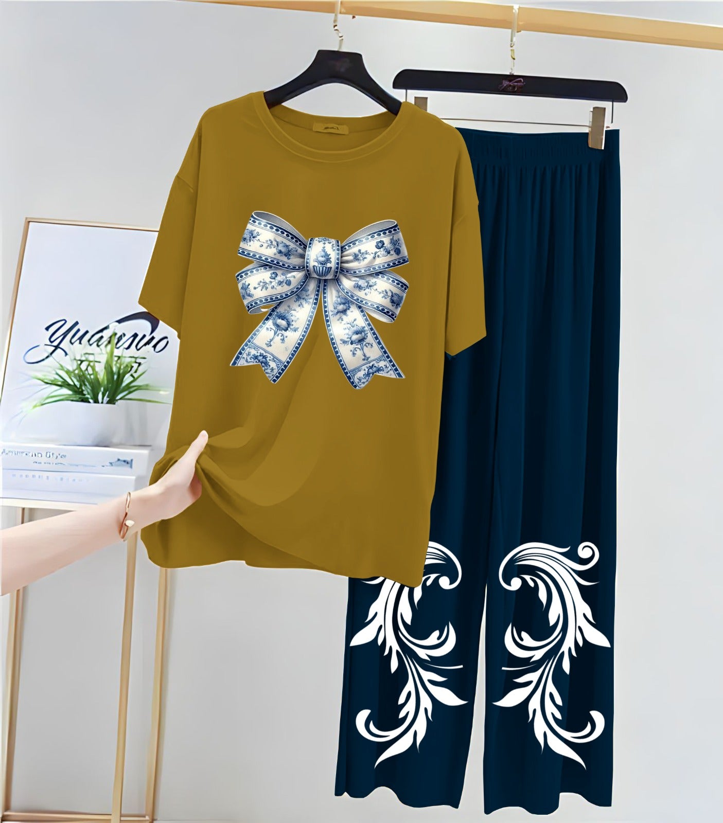 Printed Night Suits for Girls and Womens   New Cotton Jersey   New Night Suit With  Flapper For Women