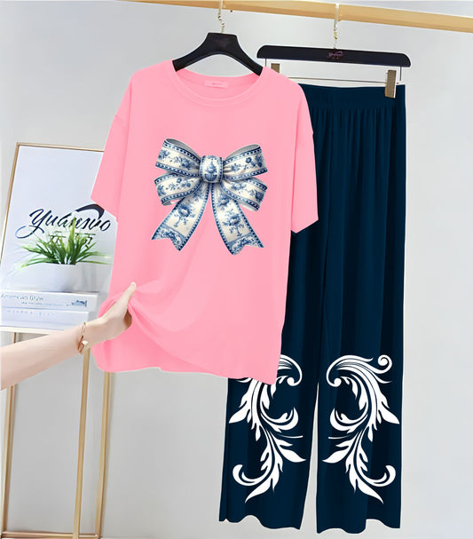 Printed Night Suits for Girls and Womens   New Cotton Jersey   New Night Suit With  Flapper For Women
