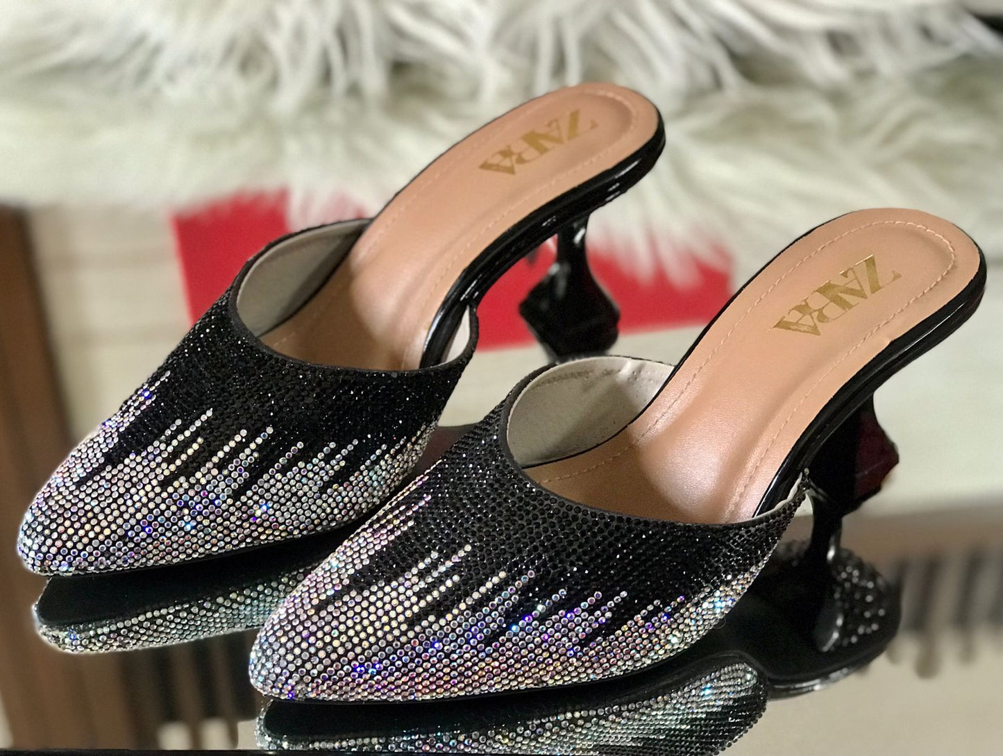 Women Heels - ZARA Stone heels