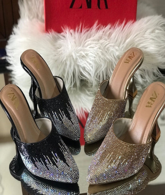 Women Heels - ZARA Stone heels