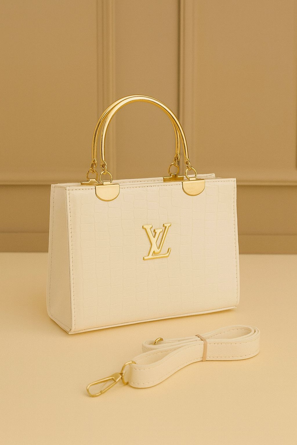 High Quality Croc Material With Long Belt