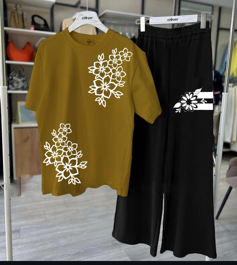 Women Night Suite - Flower Printed Night Suits for Girls and Womens.