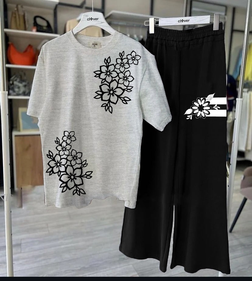 Women Night Suite - Flower Printed Night Suits for Girls and Womens.