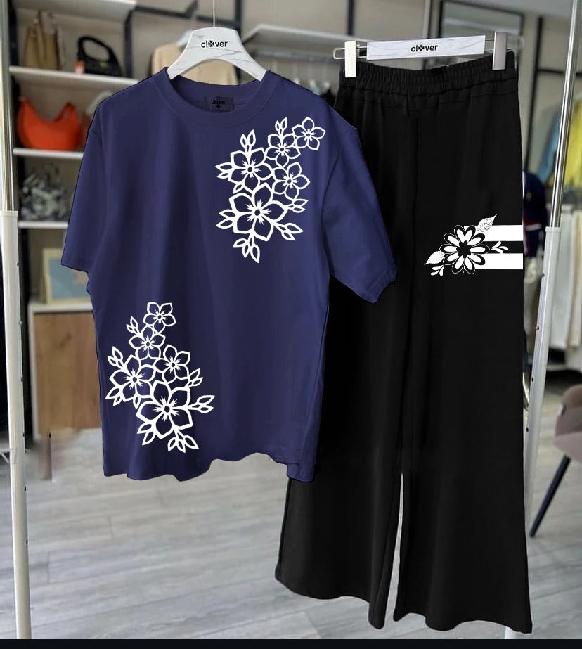 Women Night Suite - Flower Printed Night Suits for Girls and Womens.