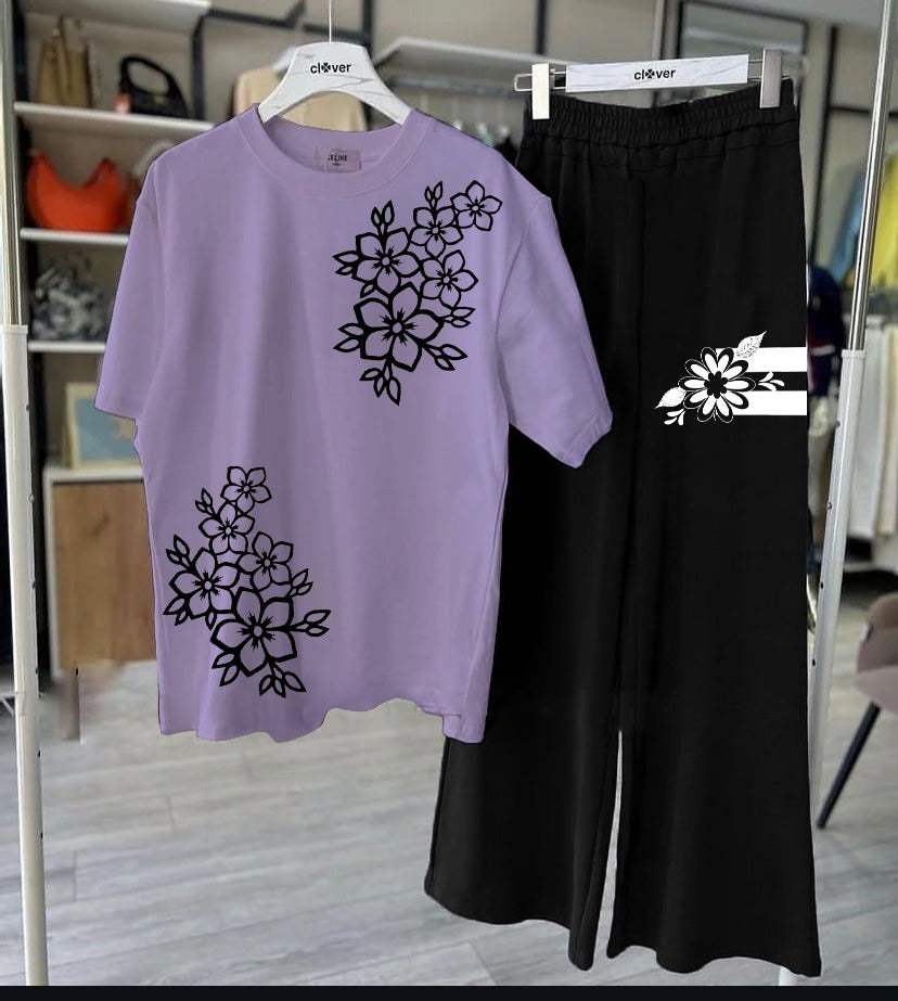 Women Night Suite - Flower Printed Night Suits for Girls and Womens.