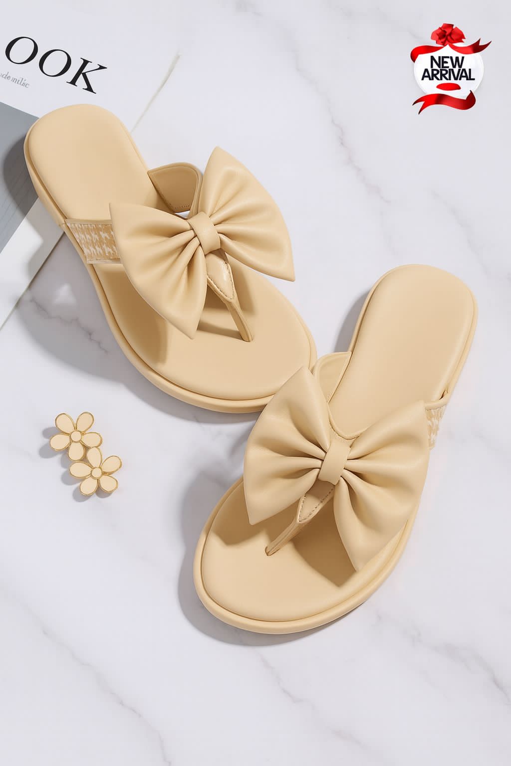 🎀 Bow Design Premium Medicated Slippers For Girls 🎀