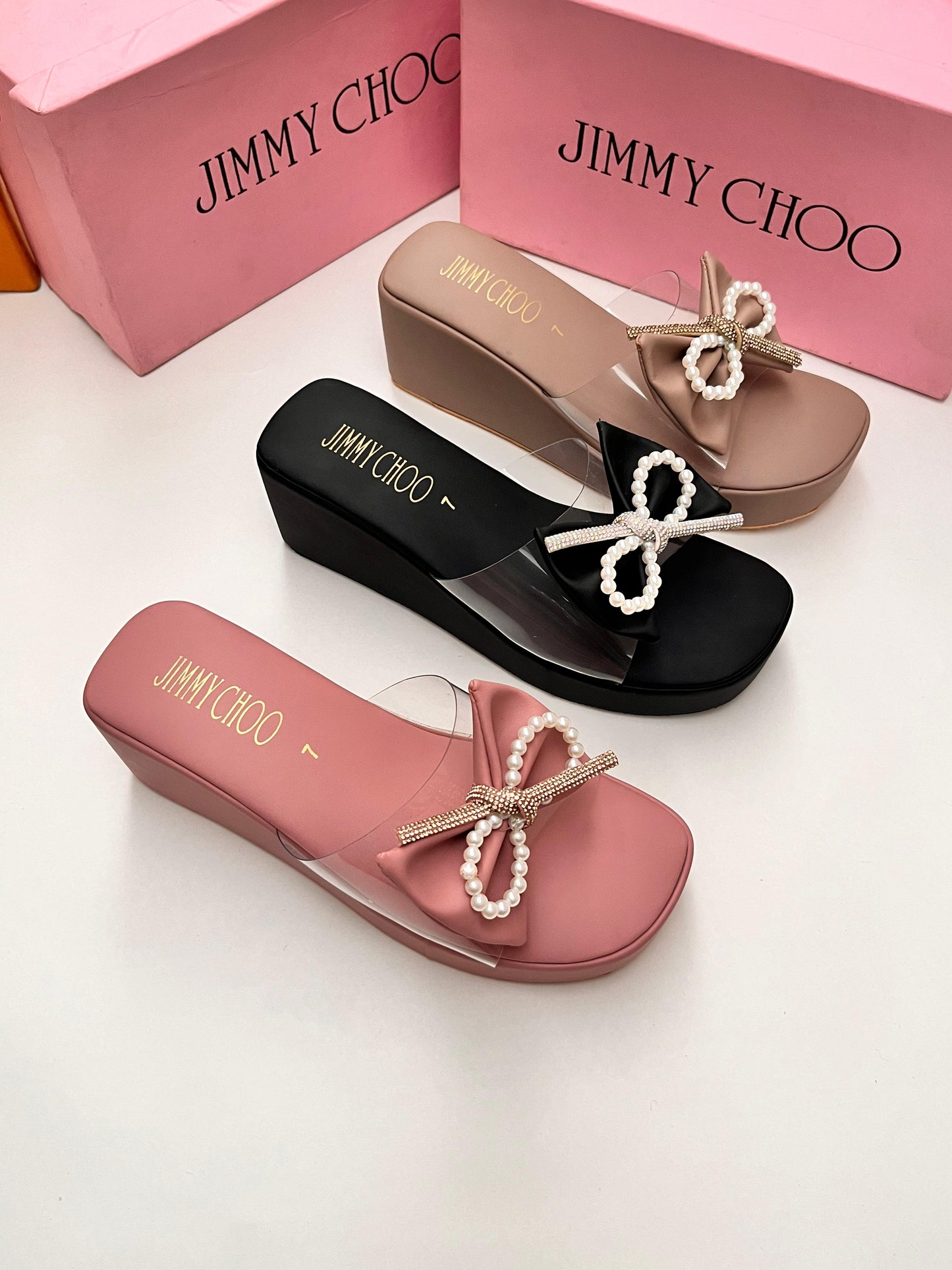 Women sandal - JIMMY CHOO 3 INCH WEDGES