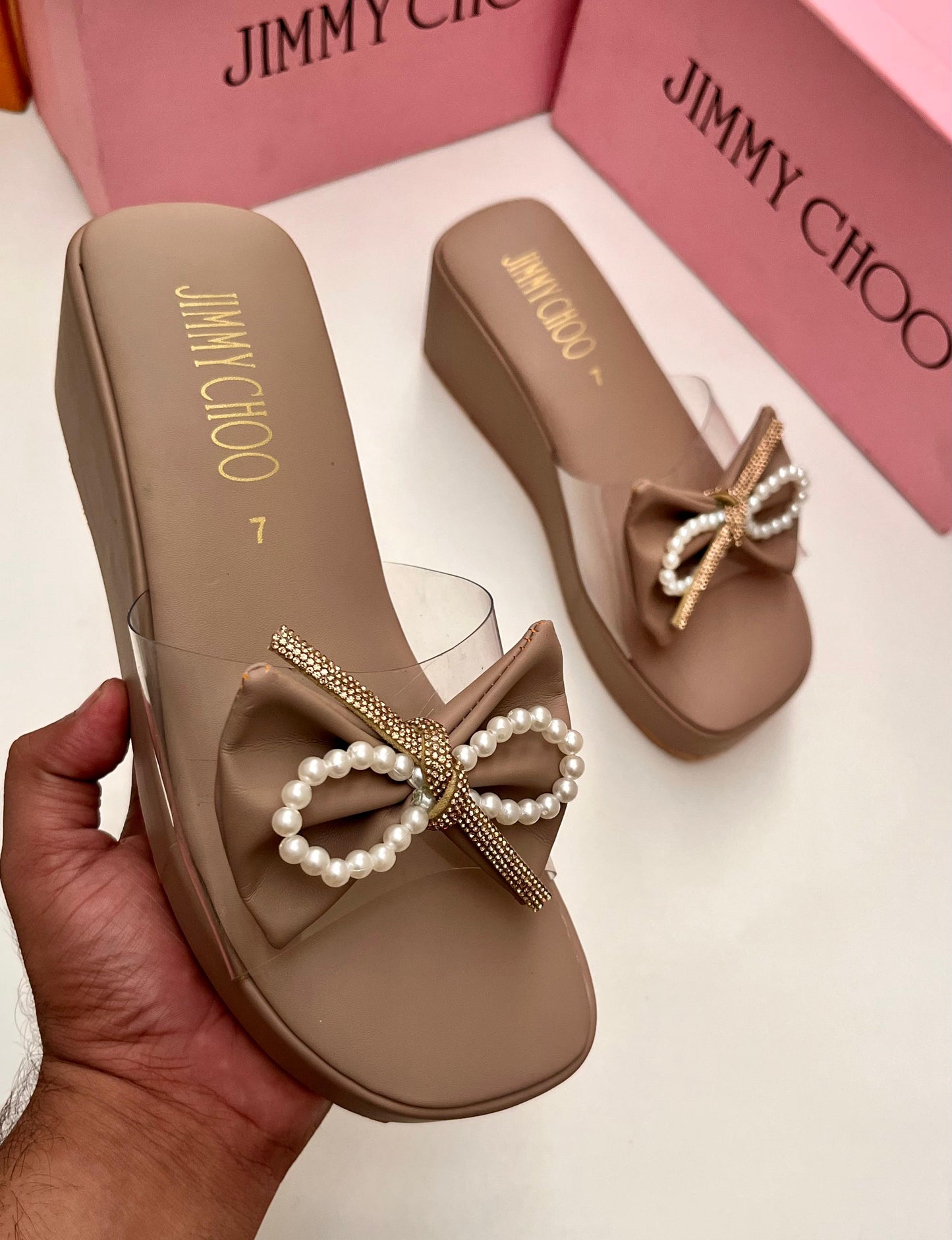 Women sandal - JIMMY CHOO 3 INCH WEDGES