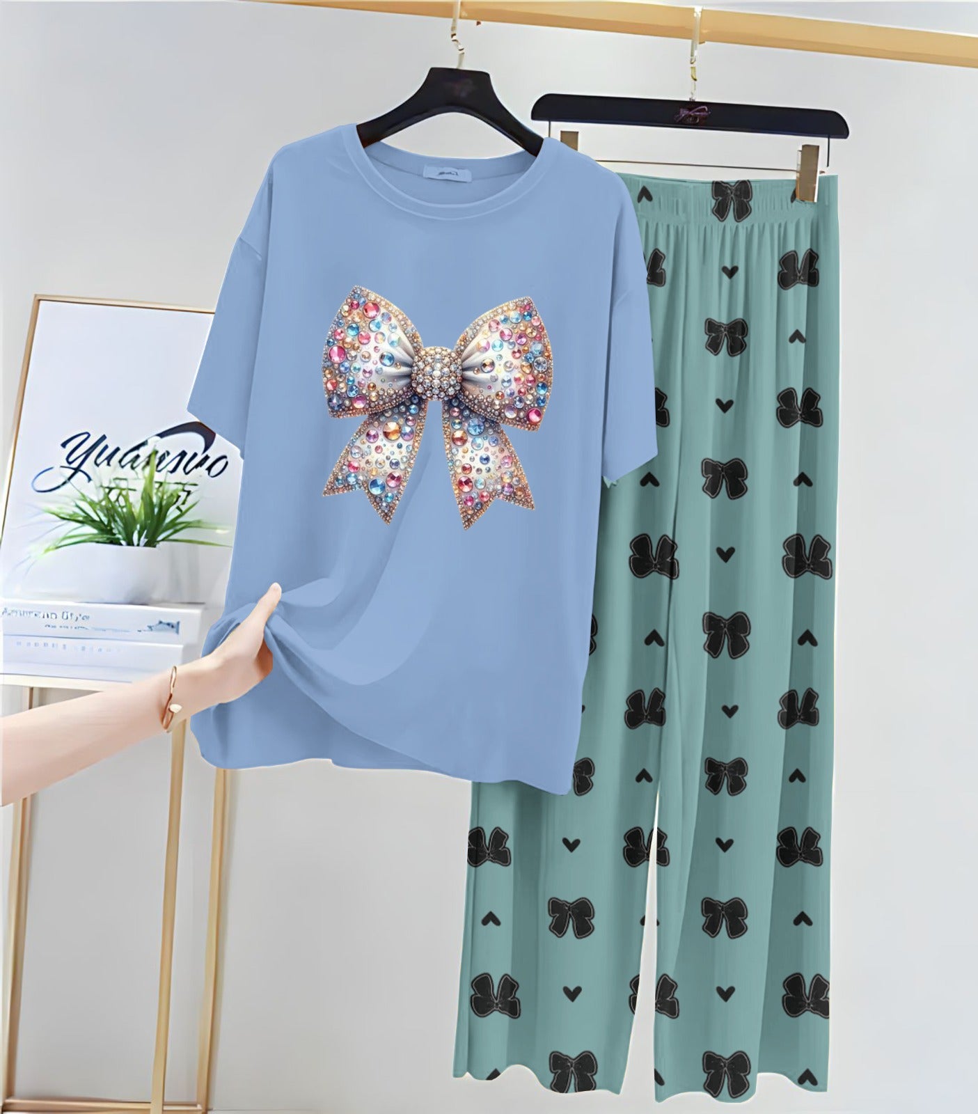 New Arrivals Here  Printed night dress   lounge Wear  For  Girls and Womens .