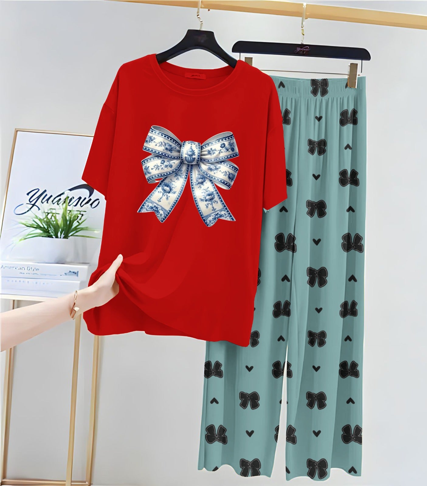 New Arrivals Here  Printed night dress   lounge Wear  For  Girls and Womens .