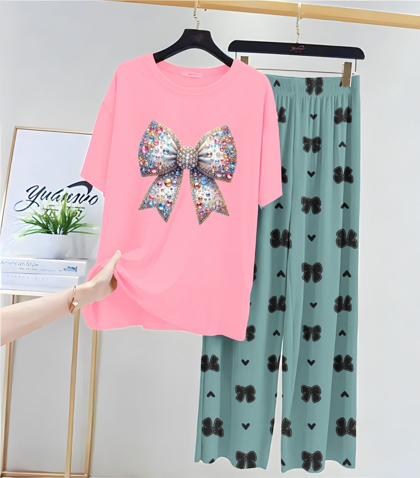 New Arrivals Here  Printed night dress   lounge Wear  For  Girls and Womens .