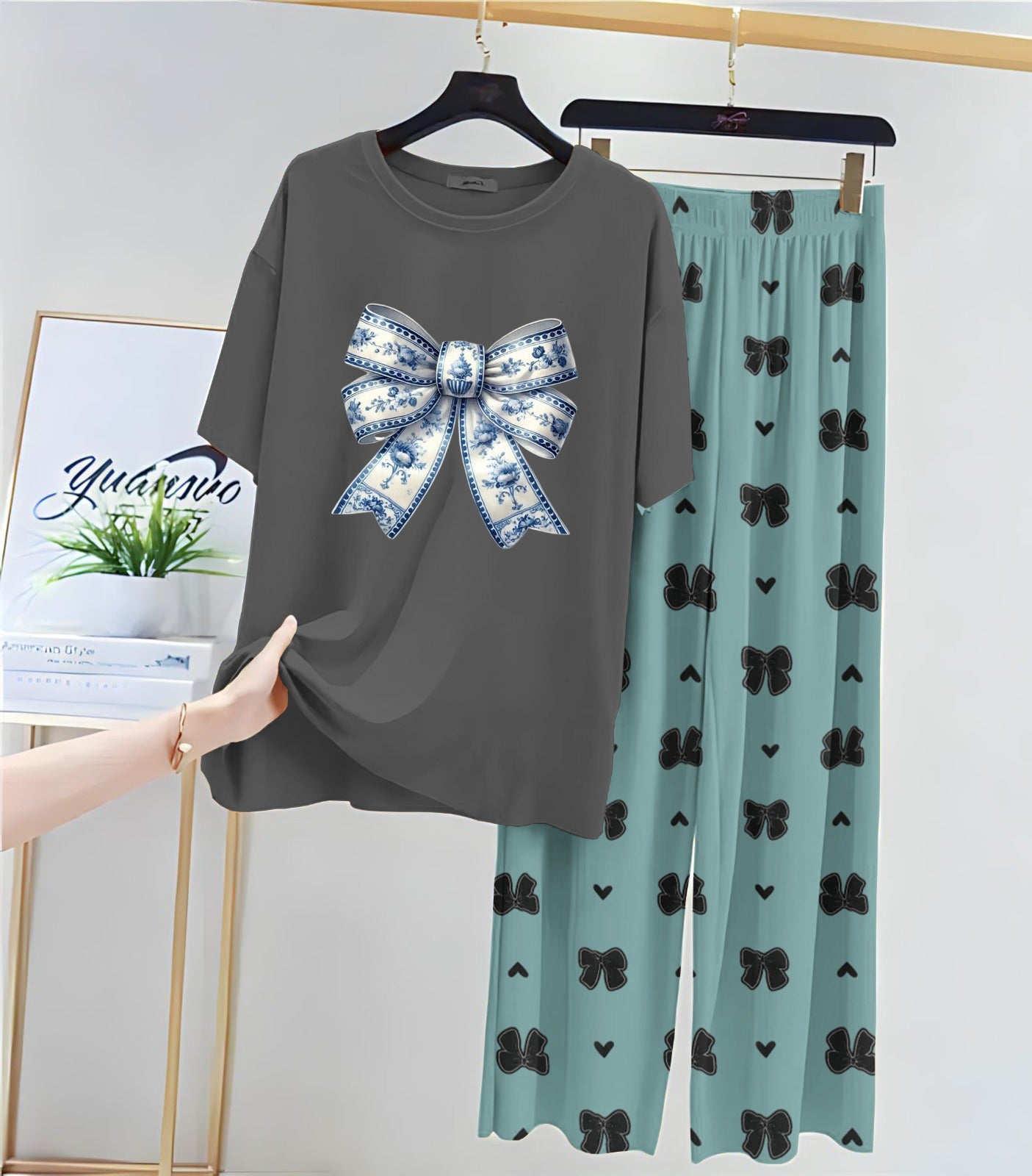 New Arrivals Here  Printed night dress   lounge Wear  For  Girls and Womens .