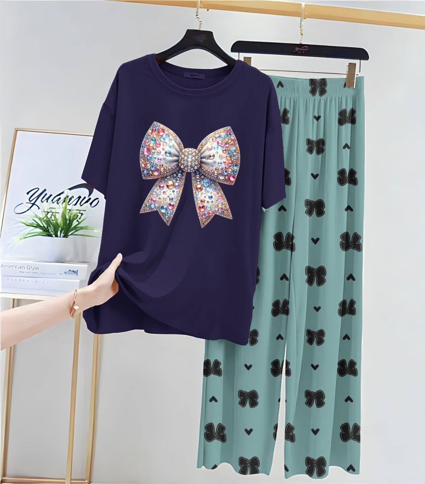 New Arrivals Here  Printed night dress   lounge Wear  For  Girls and Womens .