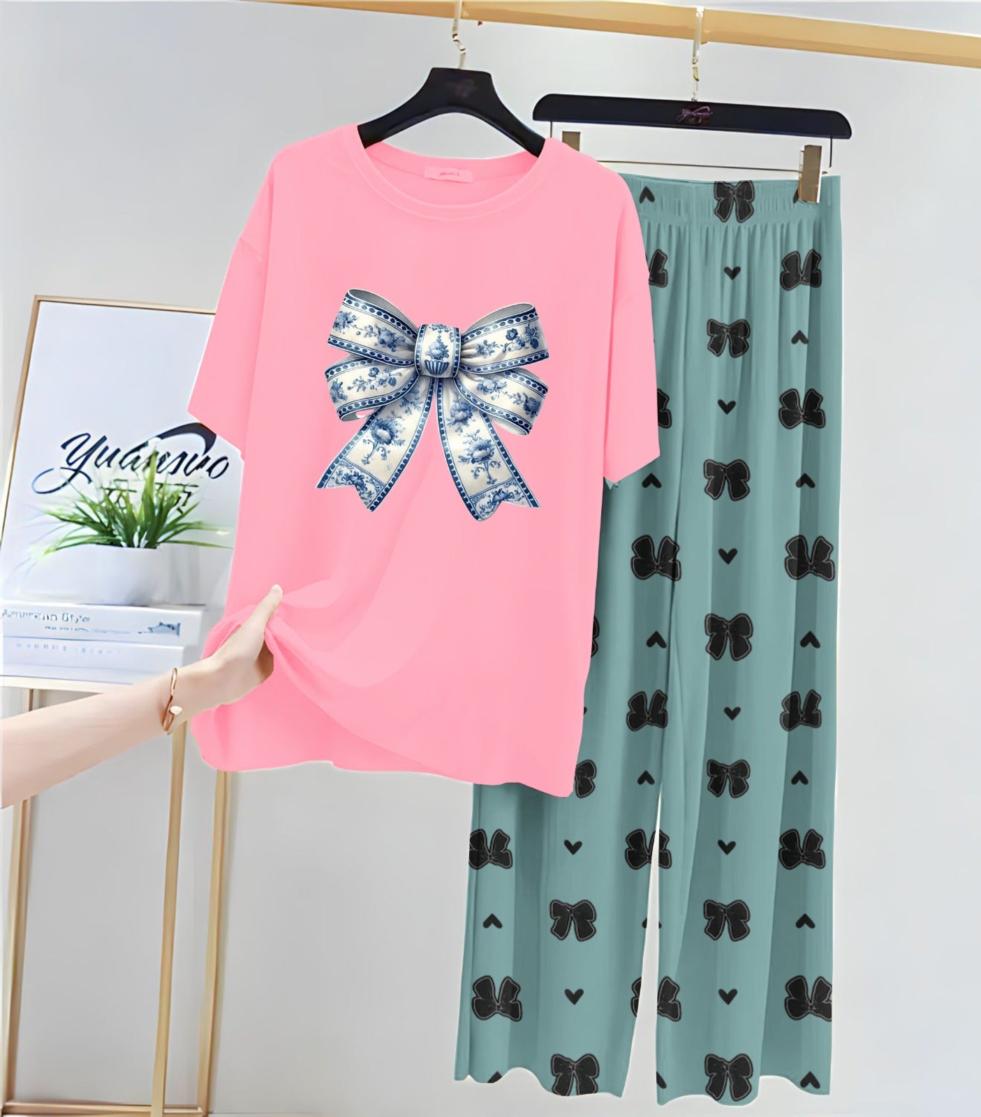 New Arrivals Here  Printed night dress   lounge Wear  For  Girls and Womens .