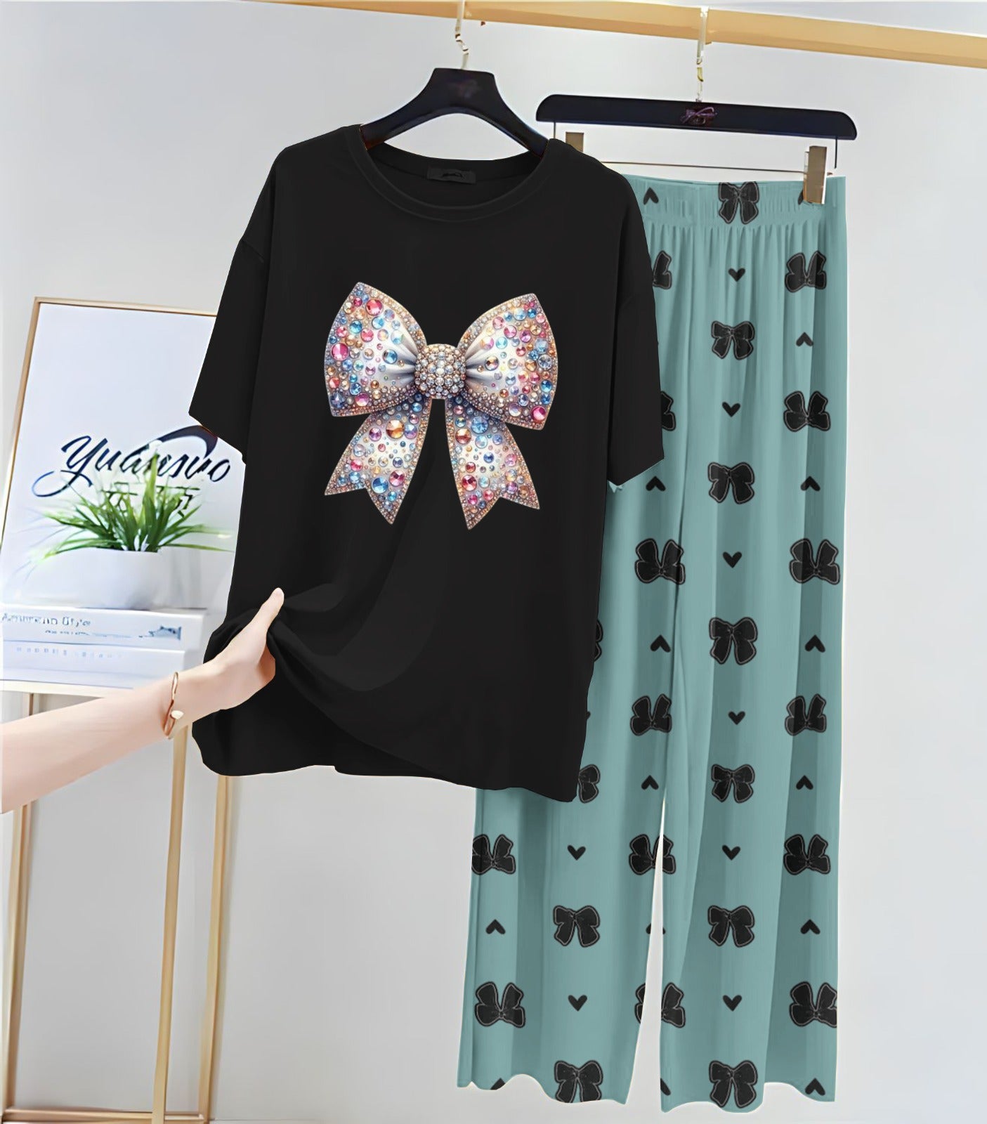 New Arrivals Here  Printed night dress   lounge Wear  For  Girls and Womens .