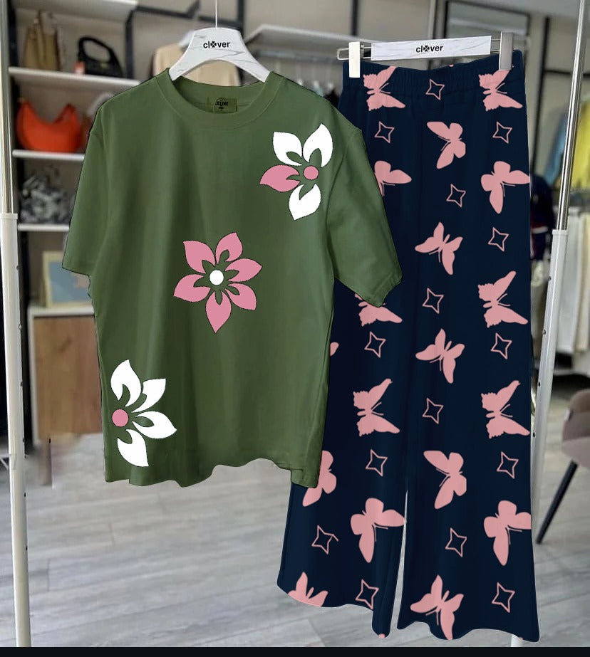 Printed night dress lounge Wear For Girls and Womens.