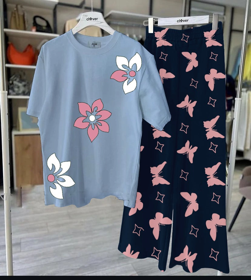 Printed night dress lounge Wear For Girls and Womens.