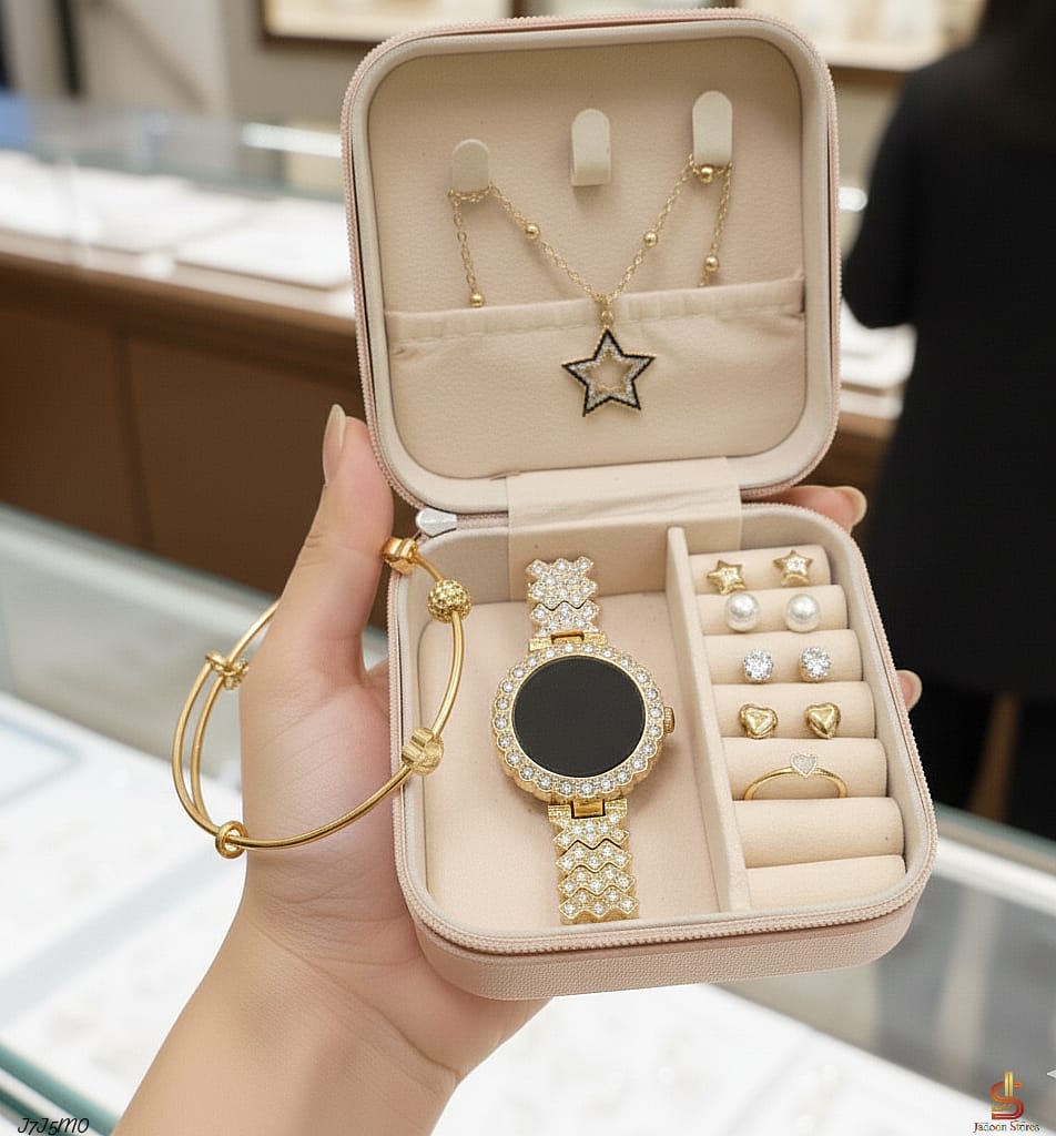 Hellow Girls Here's The Complete Combo Deal For You 😍😍  *_💎 Fancy Beautiful 8Pc Watch Deal For Her "