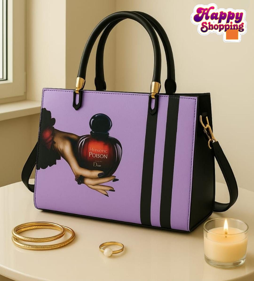 Women Bags 💝 High Quality Shoulder Bag With Unique Handle For Girls 💝