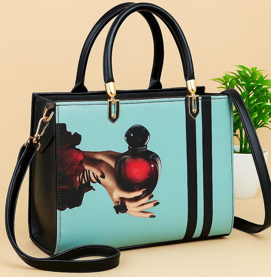 Women Bags 💝 High Quality Shoulder Bag With Unique Handle For Girls 💝