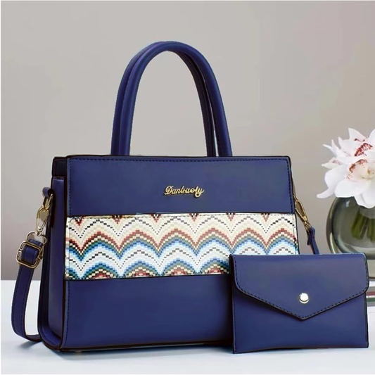 The handbag can be titled as the Danbaoly Women's Splicing Two-Piece Handbag Set