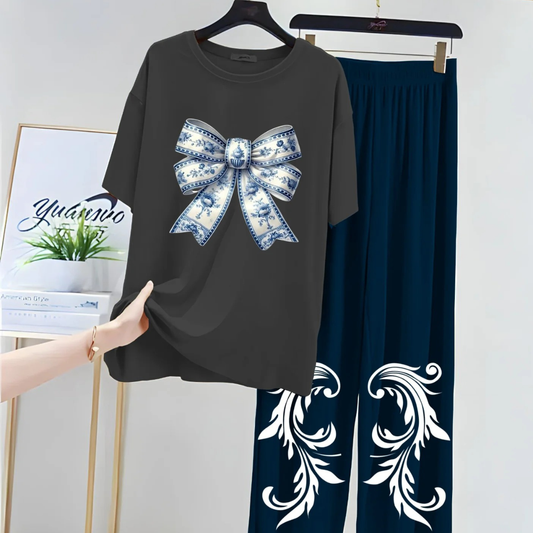 Printed Night Suits for Girls and Womens   New Cotton Jersey   New Night Suit With  Flapper For Women