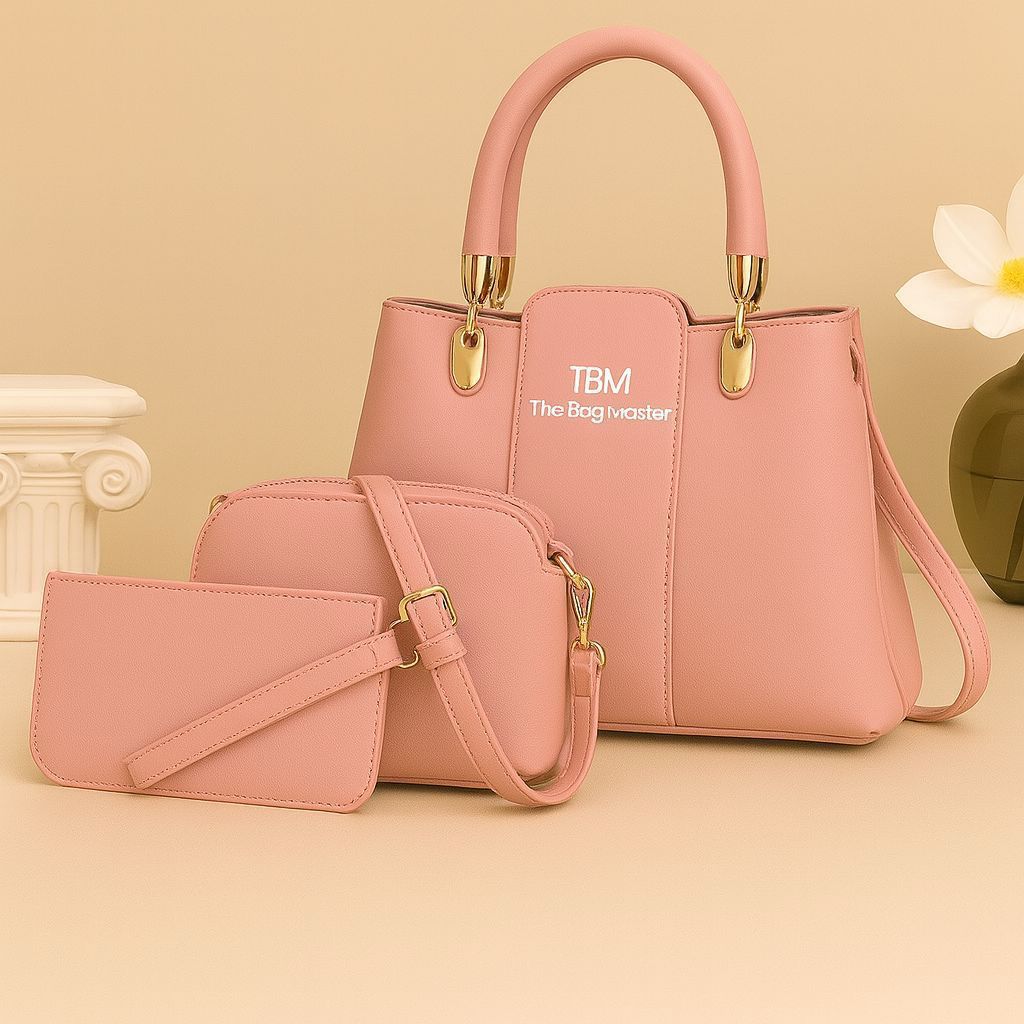 TBM The Bag Master 3-Piece Women's Handbag Set.