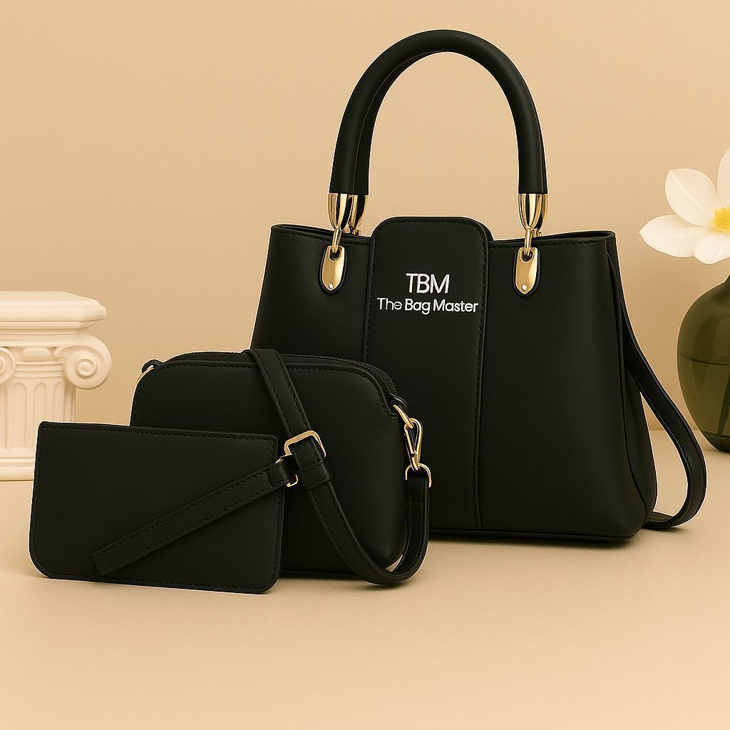 TBM The Bag Master 3-Piece Women's Handbag Set.