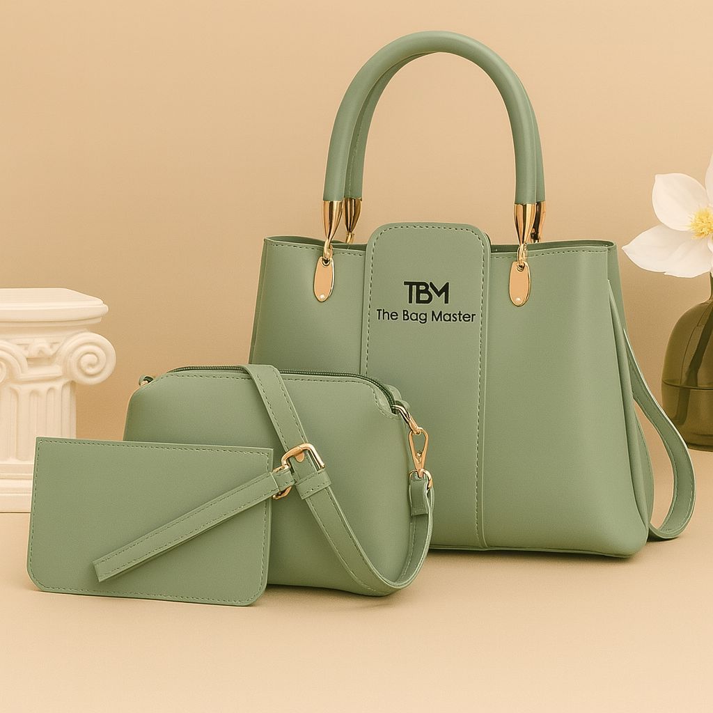 TBM The Bag Master 3-Piece Women's Handbag Set.