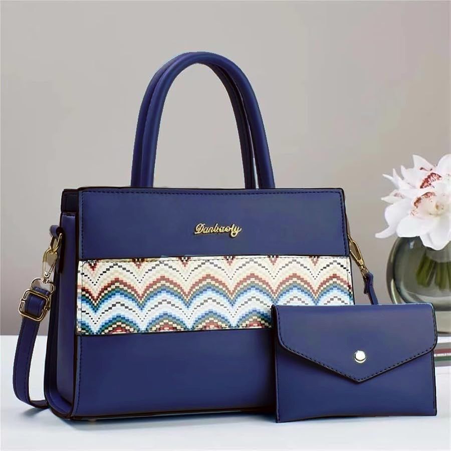 The handbag can be titled as the Danbaoly Women's Splicing Two-Piece Handbag Set