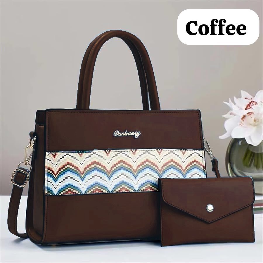 The handbag can be titled as the Danbaoly Women's Splicing Two-Piece Handbag Set