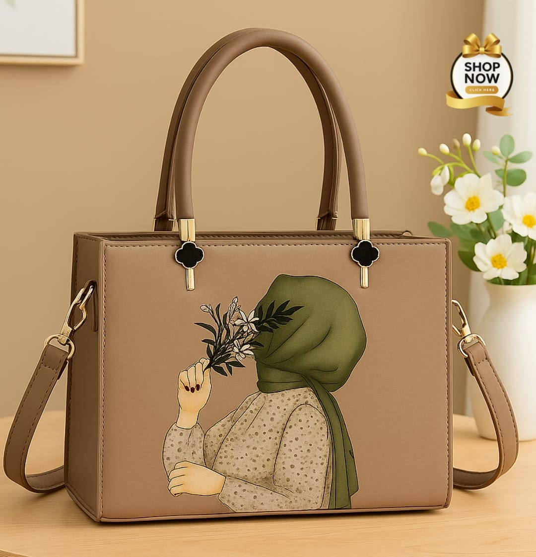 High Quality Shoulder Bag 💝 Hijabees High Quality Bag With Handle For Girls 💝