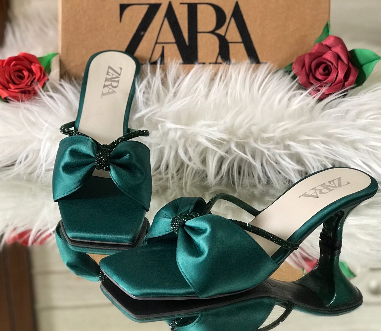 Women heels - Zara Mash colour heel👠