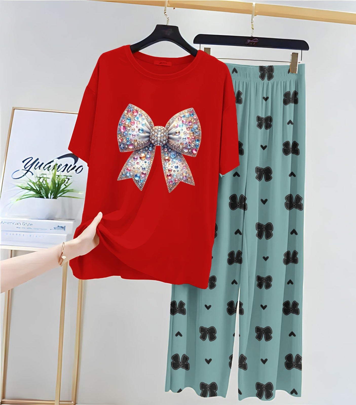New Arrivals Here  Printed night dress   lounge Wear  For  Girls and Womens .
