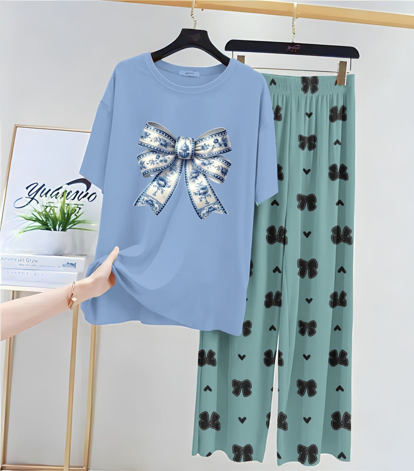 New Arrivals Here  Printed night dress   lounge Wear  For  Girls and Womens .