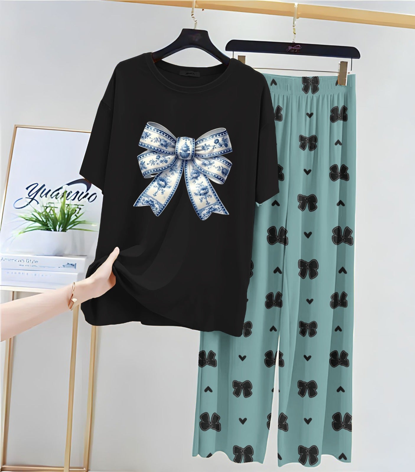 New Arrivals Here  Printed night dress   lounge Wear  For  Girls and Womens .